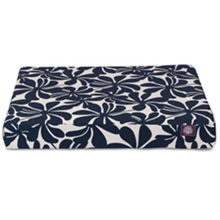 MAJESTIC PET Navy Blue Plantation Small Orthopedic Memory Foam Rectangle Dog Bed 78899551213